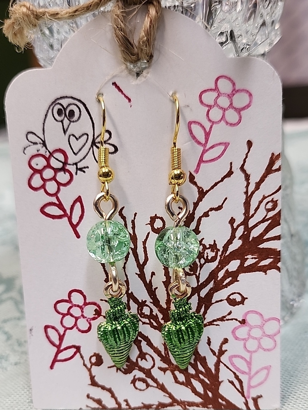 Shell Dangle Pierced Earrings!